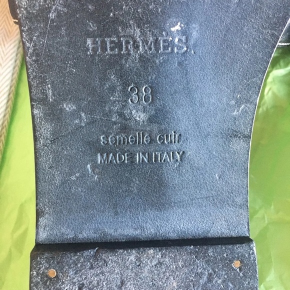 *SOLD* Hermès Oran Sandals - Picture 5 of 10